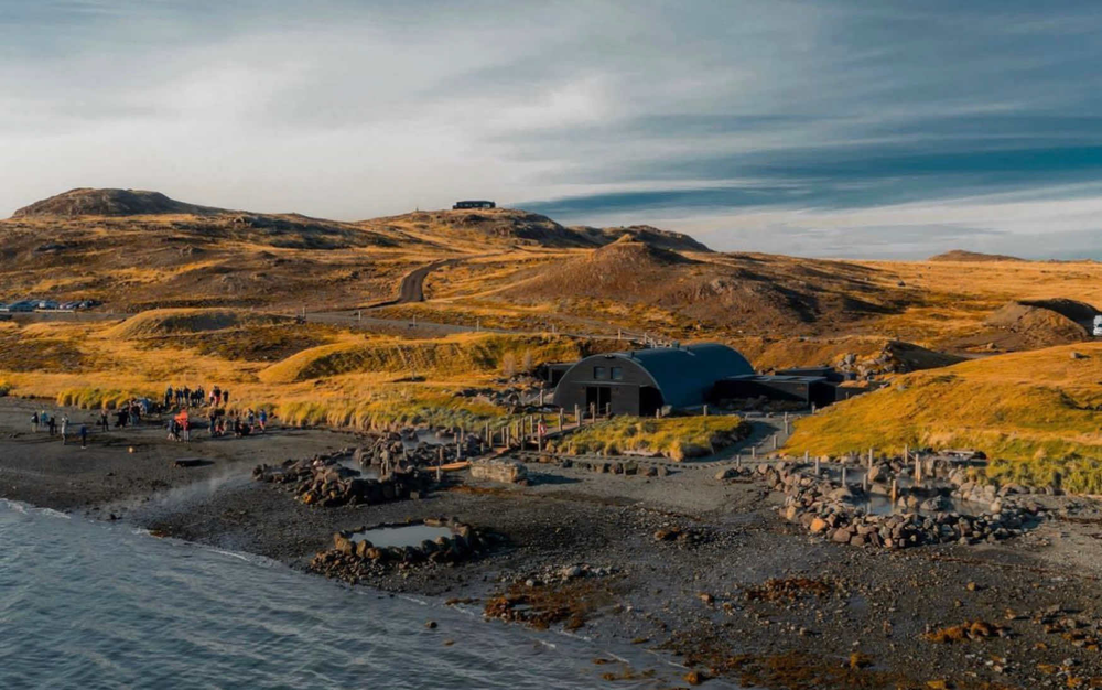 Hvammsvík hot springs